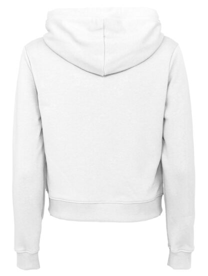 Imperfect - Elegant White Zip-Hoodie Sweatshirt