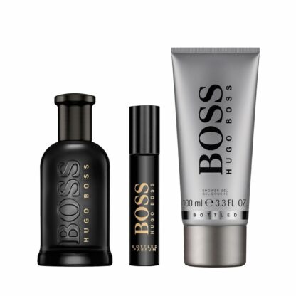 Σετ Ανδρικό Άρωμα Hugo Boss Boss Bottled Parfum 3 Τεμάχια