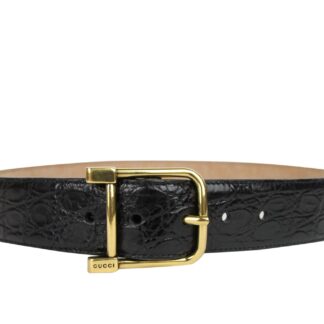 Dolce & Gabbana - Dolce & Gabbana Beige Leather Gold Metal Oval Buckle Women's Belt