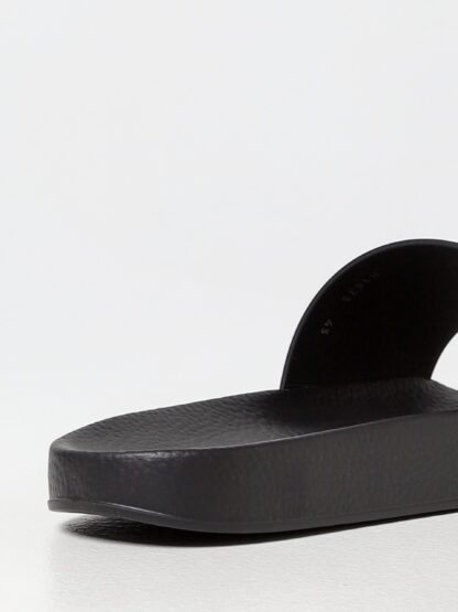 Valentino - Black Rubber Garavani Slides Sandals