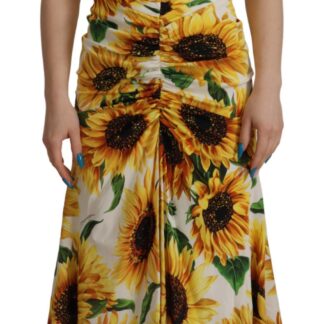 Dolce & Gabbana - Elegant Floral Silk Maxi Dress