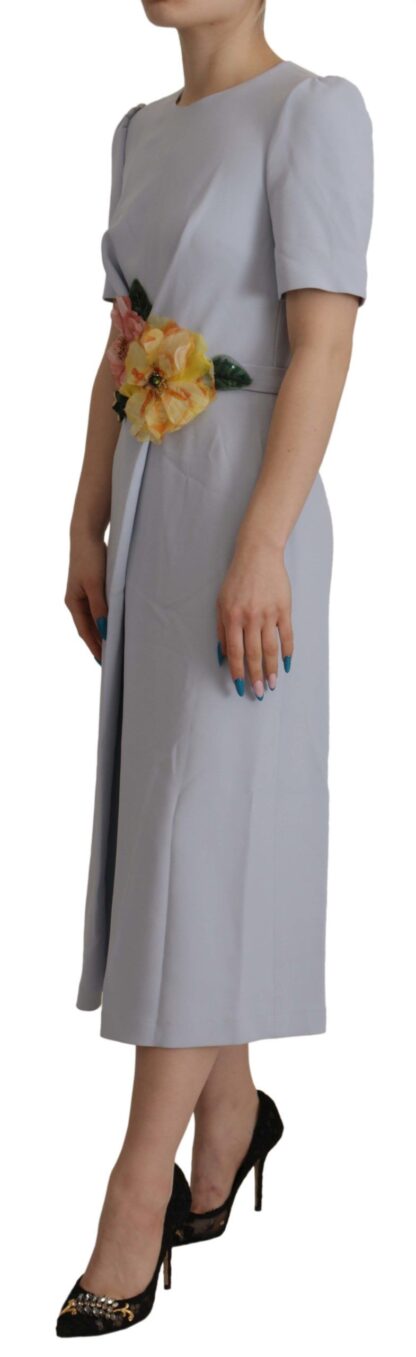 Dolce & Gabbana - Elegant Light Blue A-line Dress