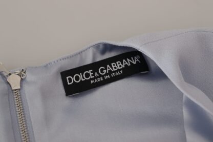 Dolce & Gabbana - Elegant Light Blue A-line Dress