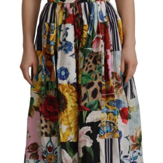 Dolce & Gabbana - Elegant Floral A-Line Mini Dress