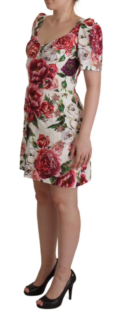 Dolce & Gabbana - Elegant Floral A-Line Mini Dress