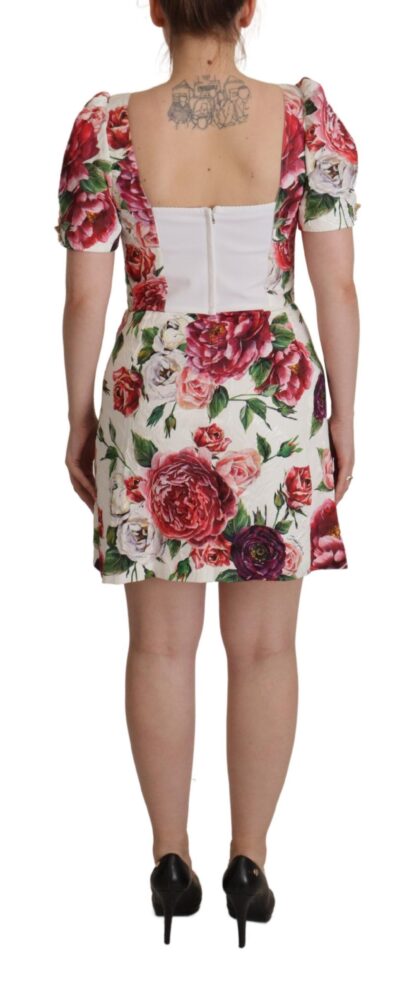 Dolce & Gabbana - Elegant Floral A-Line Mini Dress