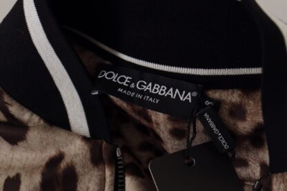 Dolce & Gabbana - Elegant Leopard Bomber Jacket