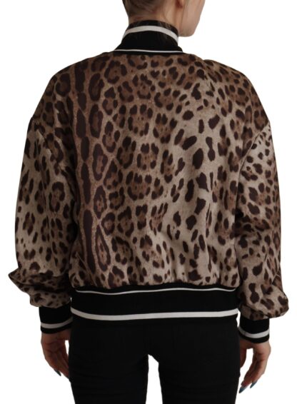 Dolce & Gabbana - Elegant Leopard Bomber Jacket