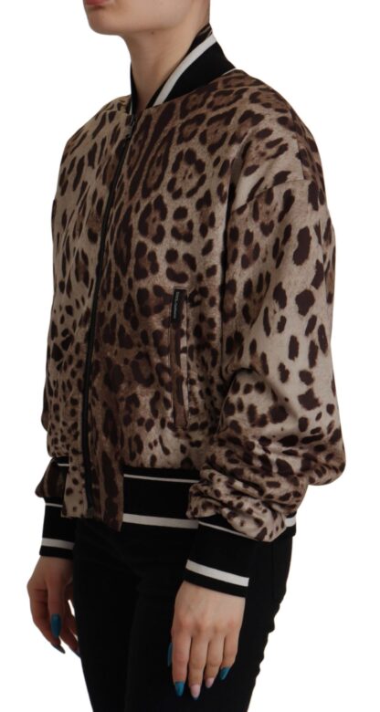 Dolce & Gabbana - Elegant Leopard Bomber Jacket