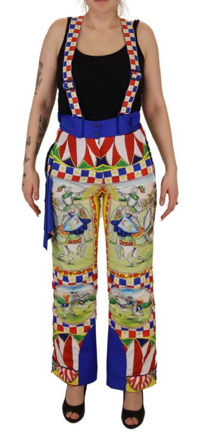 Dolce & Gabbana - Multicolor High Waist Snow Pants