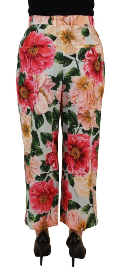 Dolce & Gabbana - Exquisite Silk High Waist Pants