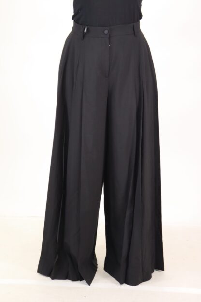 Dolce & Gabbana - Elegant High Waist Black Wool Pants