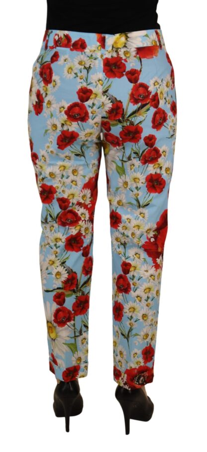 Dolce & Gabbana - Elegant Multicolor Mid Waist Pants