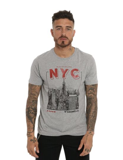 Fred Mello - Urban Chic New York Print Tee