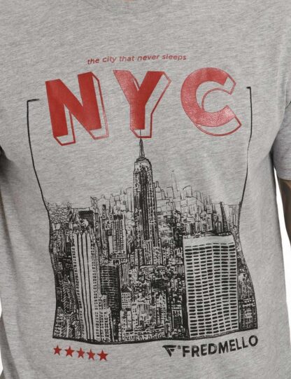 Fred Mello - Urban Chic New York Print Tee