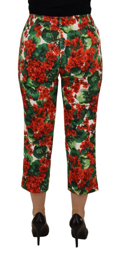 Dolce & Gabbana - Chic Cropped Mid Waist Pants - Multicolor