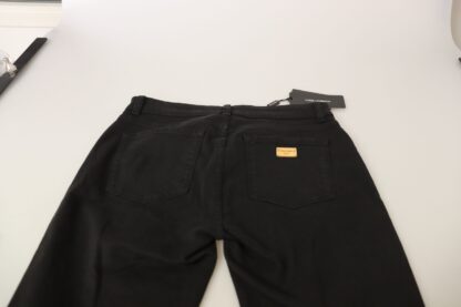 Dolce & Gabbana - Elegant Black Mid-Waist Skinny Denim Jeans