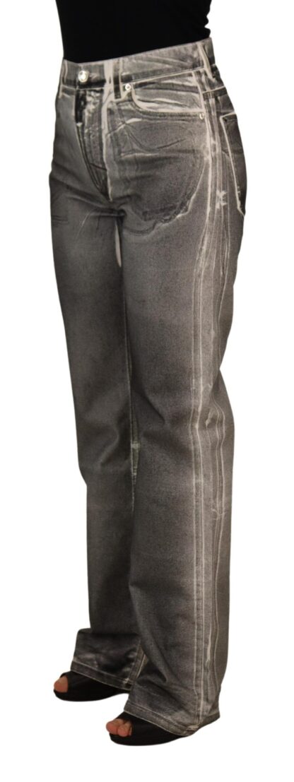 Dolce & Gabbana - High Waist Grey Denim Elegance