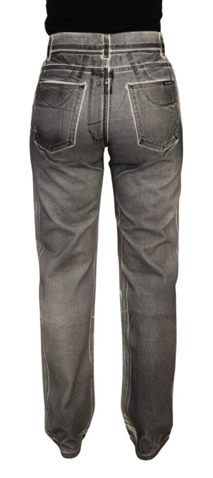 Dolce & Gabbana - High Waist Grey Denim Elegance