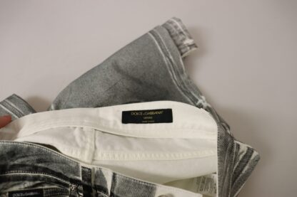 Dolce & Gabbana - High Waist Grey Denim Elegance