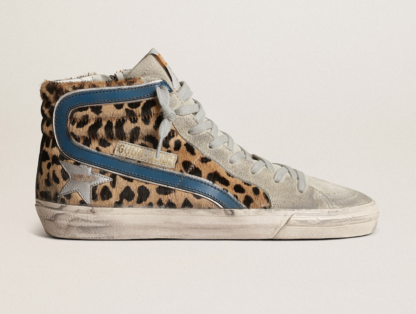 Golden Goose - Vintage Chic Leopard Pony Skin Sneakers