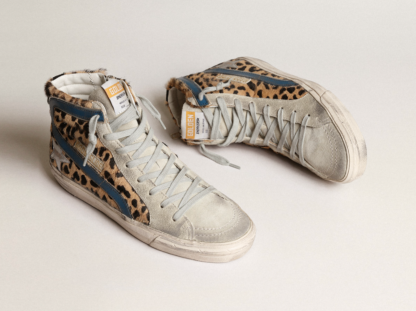 Golden Goose - Vintage Chic Leopard Pony Skin Sneakers