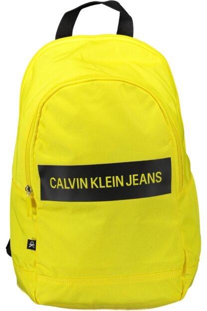 Calvin Klein - Yellow Polyester Men Backpack