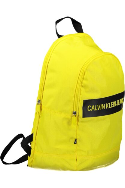 Calvin Klein - Yellow Polyester Men Backpack