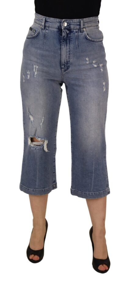 Dolce & Gabbana - High Waist Skinny Denim Jeans - Blue