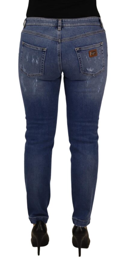 Dolce & Gabbana - Chic Low Waist Skinny Denim Jeans