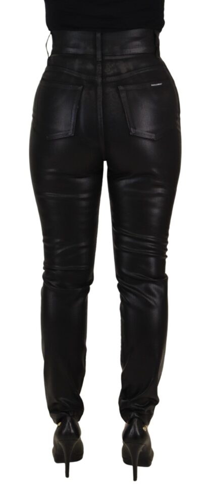 Dolce & Gabbana - Chic High Waist Skinny Black Pants