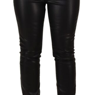 Dolce & Gabbana - Elegant Tapered Lace-Up Mid Waist Pants