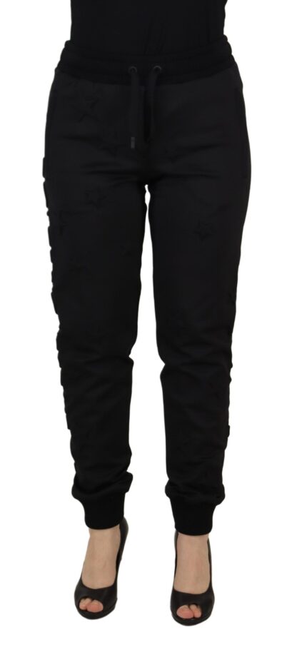 Dolce & Gabbana - Elegant Tapered Lace-Up Mid Waist Pants