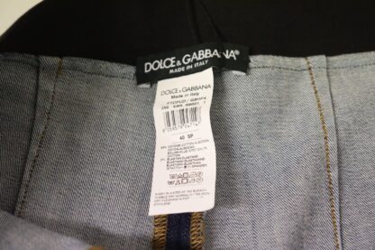 Dolce & Gabbana - Blue High Waist Stretchable Skinny Pants Jeans