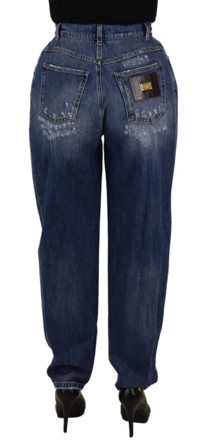 Dolce & Gabbana - High Waist Skinny Denim Jeans - Chic Blue Washed