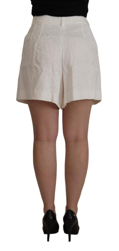 Dolce & Gabbana - Elegant High Waist White Culotte Shorts