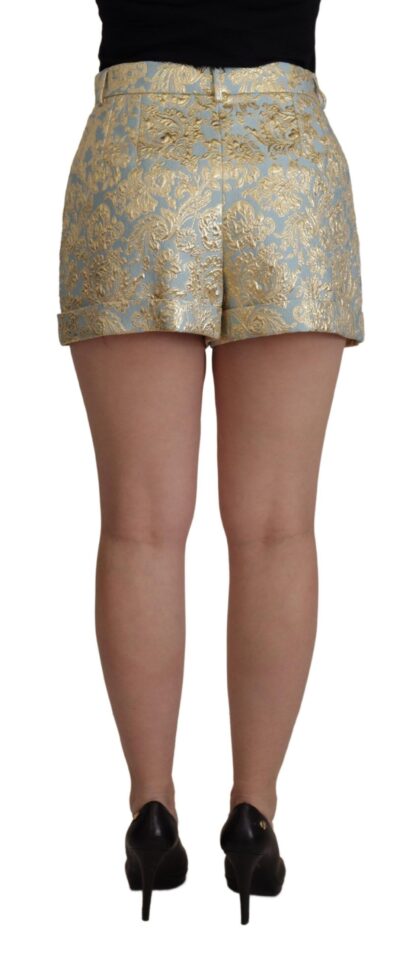 Dolce & Gabbana - Elegant High-Waist Jacquard Bermuda Shorts