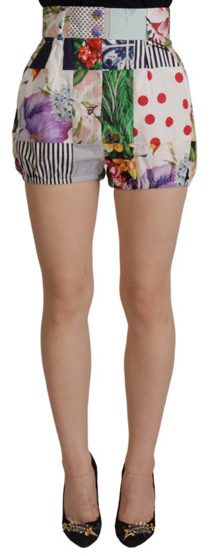 Dolce & Gabbana - Patchwork High Waist Designer Shorts