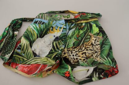 Dolce & Gabbana - Chic Jungle Print High Waist Shorts