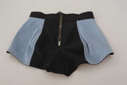 Dolce & Gabbana - Light Blue High Waist Hot Pants Shorts