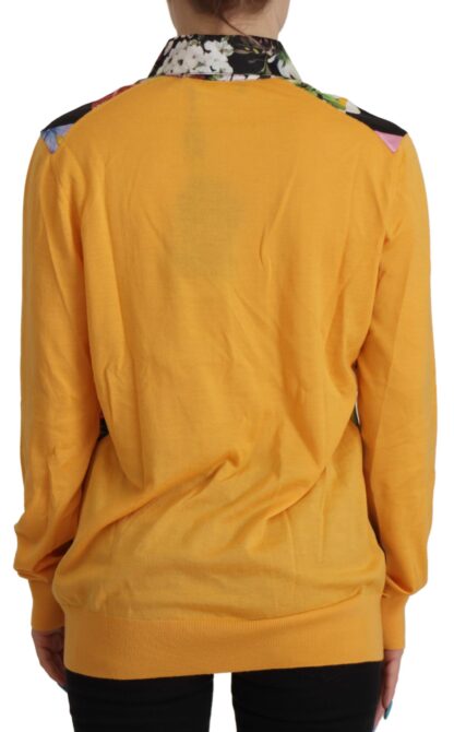 Dolce & Gabbana - Elegant Yellow Cashmere Silk Blend Sweater