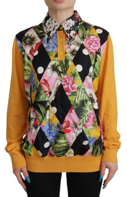 Dolce & Gabbana - Elegant Yellow Cashmere Silk Blend Sweater