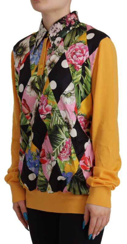 Dolce & Gabbana - Elegant Yellow Cashmere Silk Blend Sweater