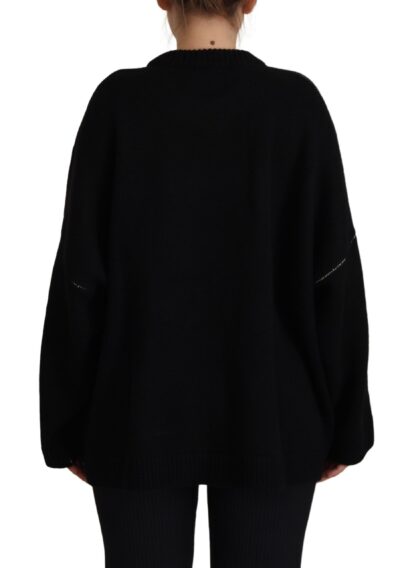 Dolce & Gabbana - Elegant Cashmere Pullover with Iconic Detailing