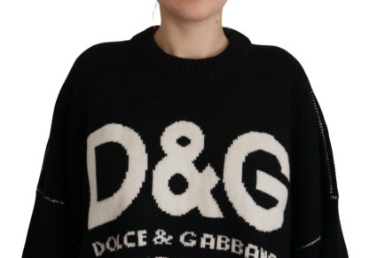 Dolce & Gabbana - Elegant Cashmere Pullover with Iconic Detailing