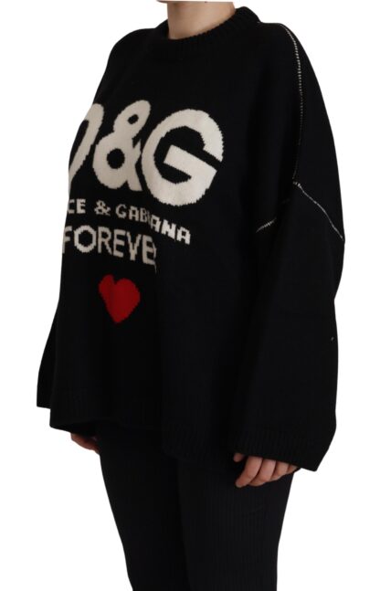 Dolce & Gabbana - Elegant Cashmere Pullover with Iconic Detailing