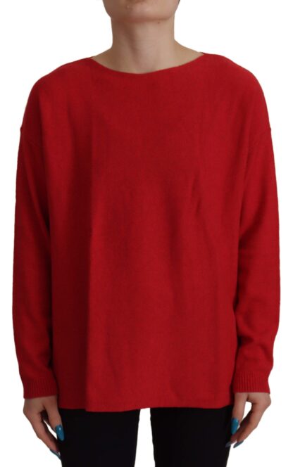 Dolce & Gabbana - Elegant Red Wool Blend Knit Sweater