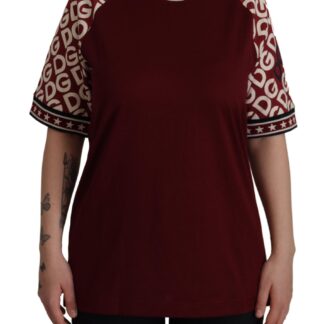 Dolce & Gabbana - Iconic Crown Star Print Crew Neck Tee