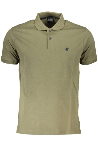 U.S. Grand Polo - Green Cotton Men Polo Shirt