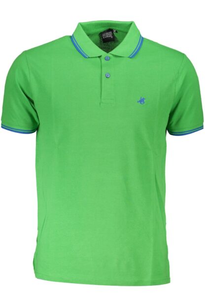 U.S. Grand Polo - Green Cotton Men Polo Shirt